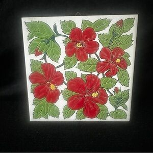 Vintage Handmade Nassos Ceramic Tile